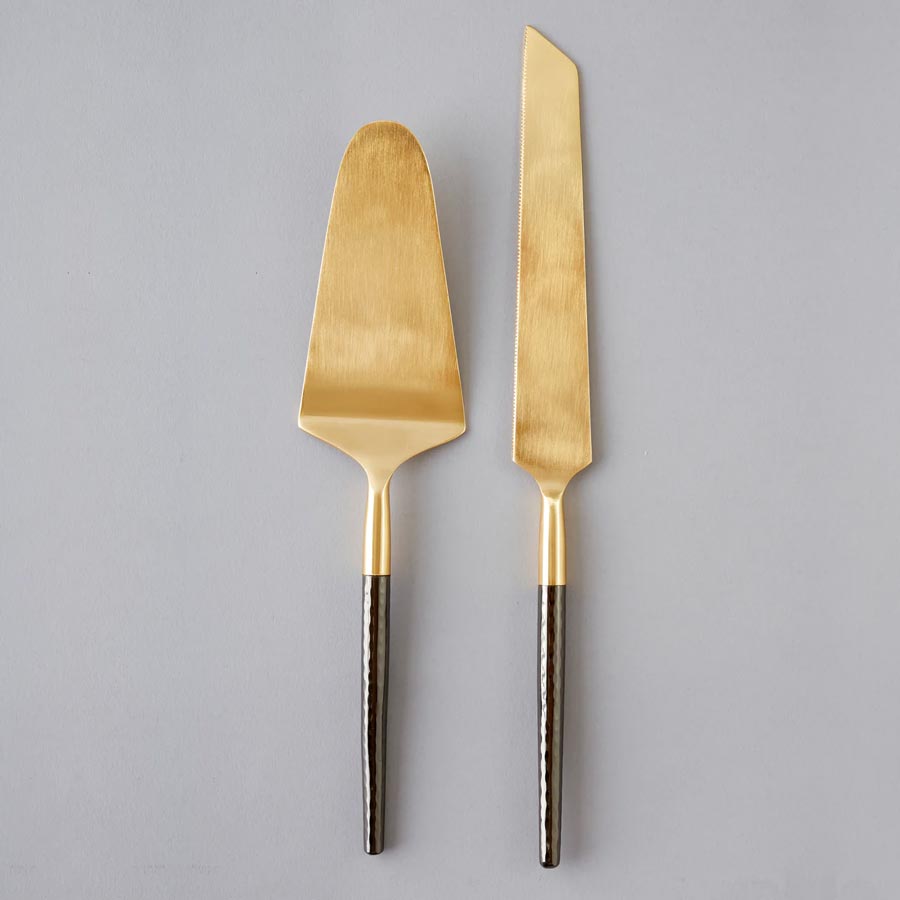 Nel Lusso Santo Cake & Knife Server Set | Koop.co.nz
