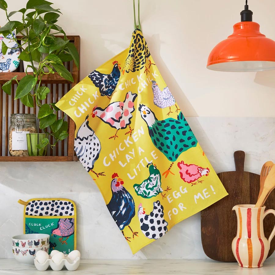 Chick Chicken Tea Towel