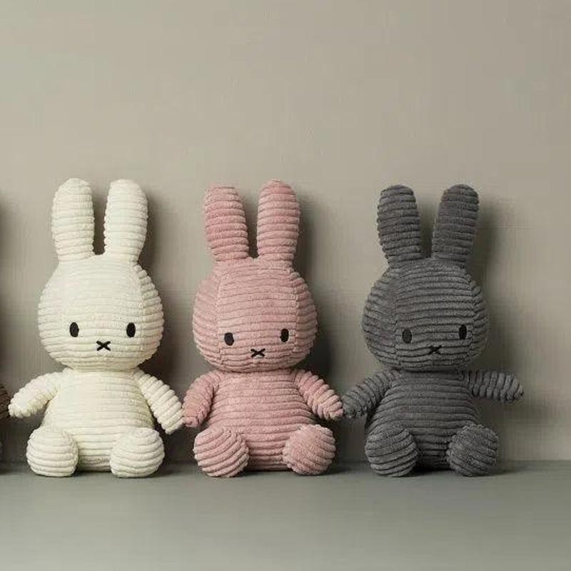 Bon Ton Toys Miffy Soft Toy - Corduroy Grey | Koop.co.nz