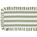 Assemble Orla Cotton Table Runner - Olive/Ivory | Koop.co.nz