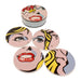 Paul Cardew Retro POP Art Coaster Set | Koop.co.nz