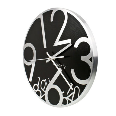 Wall Clock Tumbler Aluminium Wall Clock (30cm) | Koop.co.nz