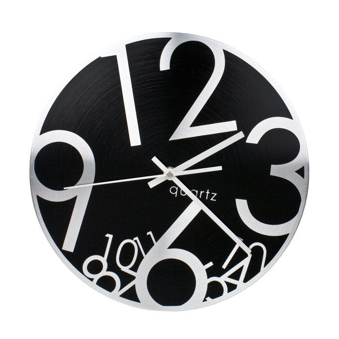 Wall Clock Tumbler Aluminium Wall Clock (30cm) | Koop.co.nz