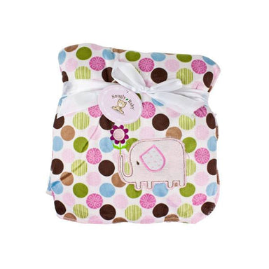 Snugly Baby Fleece Blanket - Pink Elephant | Koop.co.nz