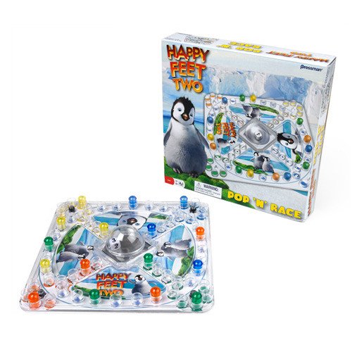 Pressman Happy Feet Two -Pop 'N Race Game | Koop.co.nz