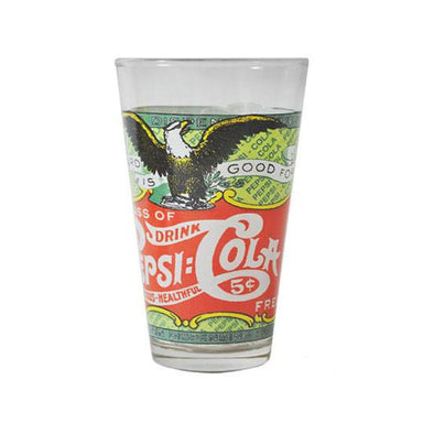 Retro Pepsi Cola Highball Glass - Green | Koop.co.nz
