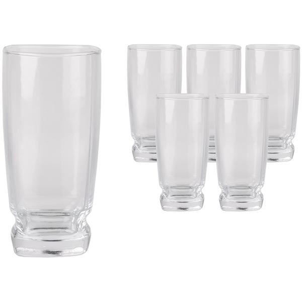 Day By Day Quadro Tumbler Glass Set (6pc) | Koop.co.nz