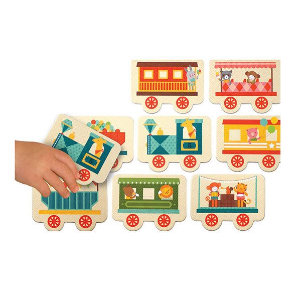 Petit Collage All Aboard Memory Game | Koop.co.nz