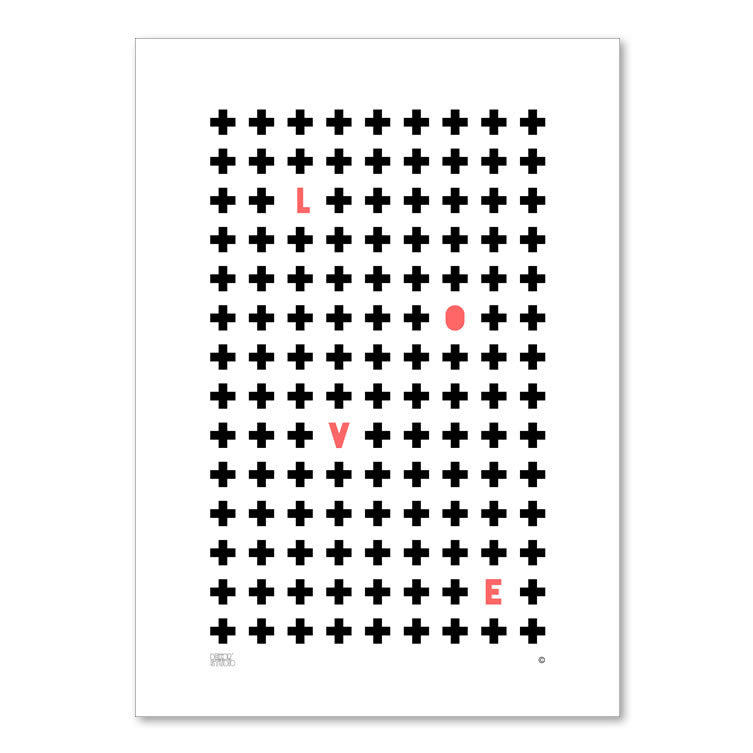 Dekor Studio Print (A4) - Hidden Love | Koop.co.nz