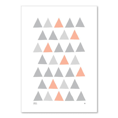 Dekor Studio Print (A4) - Tri Peach | Koop.co.nz