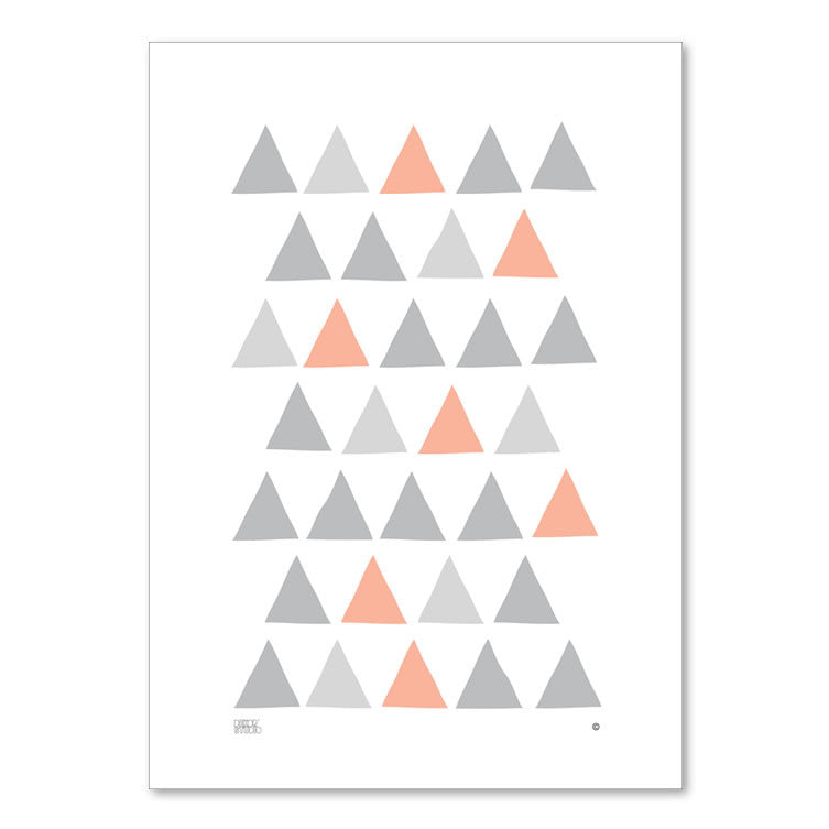 Dekor Studio Print (A4) - Tri Peach | Koop.co.nz