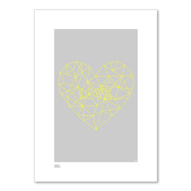 Dekor Studio Print (A4) - Love Strings | Koop.co.nz