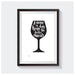 Dekor Studio A Wine A Day Wall Print | Koop.co.nz