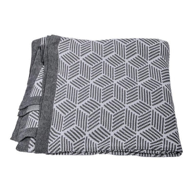 The Good Housewife Cotton Knit Hexagon Blanket | Koop.co.nz