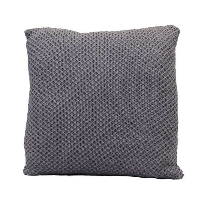 The Good Housewife Grey Chunky Knit Cushion (45cm) | Koop.co.nz