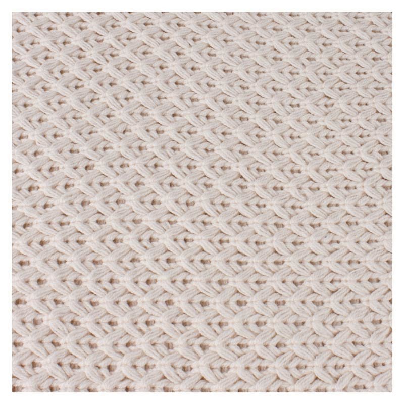 The Good Housewife Cream Chunky Knit Cushion (45cm) | Koop.co.nz