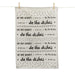 Linens & More Do The Dishes Word Tea Towel | Koop.co.nz