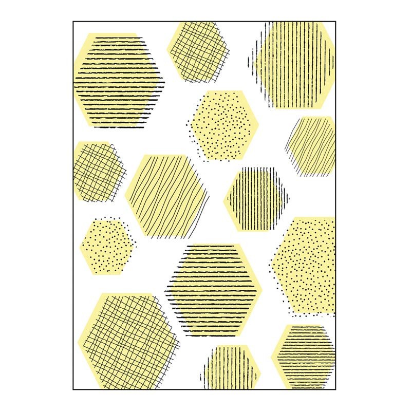 Jason Spot & Lines Hexagon Tea Towel | Koop.co.nz