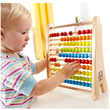 Hape Rainbow Counting Bead Abacus | Koop.co.nz