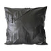 Me & My Trend Black Leatherette Fringe Cushion | Koop.co.nz