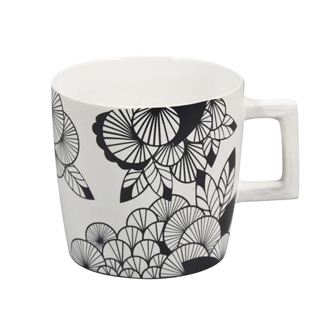 Jennifer Dumet Square Handle Flower Mug | Koop.co.nz