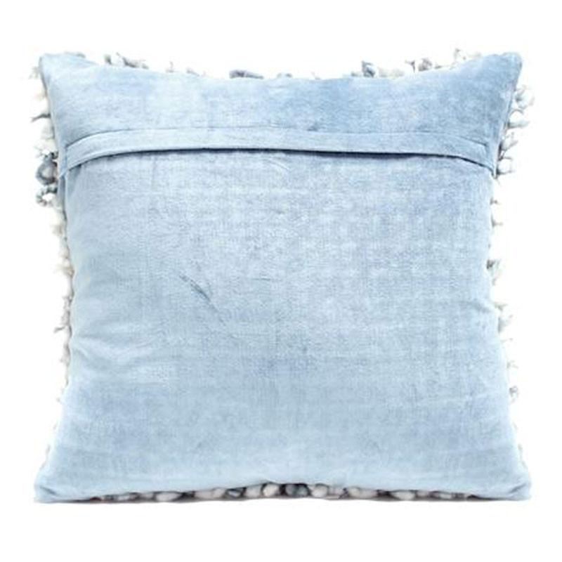 Stoneleigh & Roberson Blue Grey Bobble Cushion (45cm) | Koop.co.nz