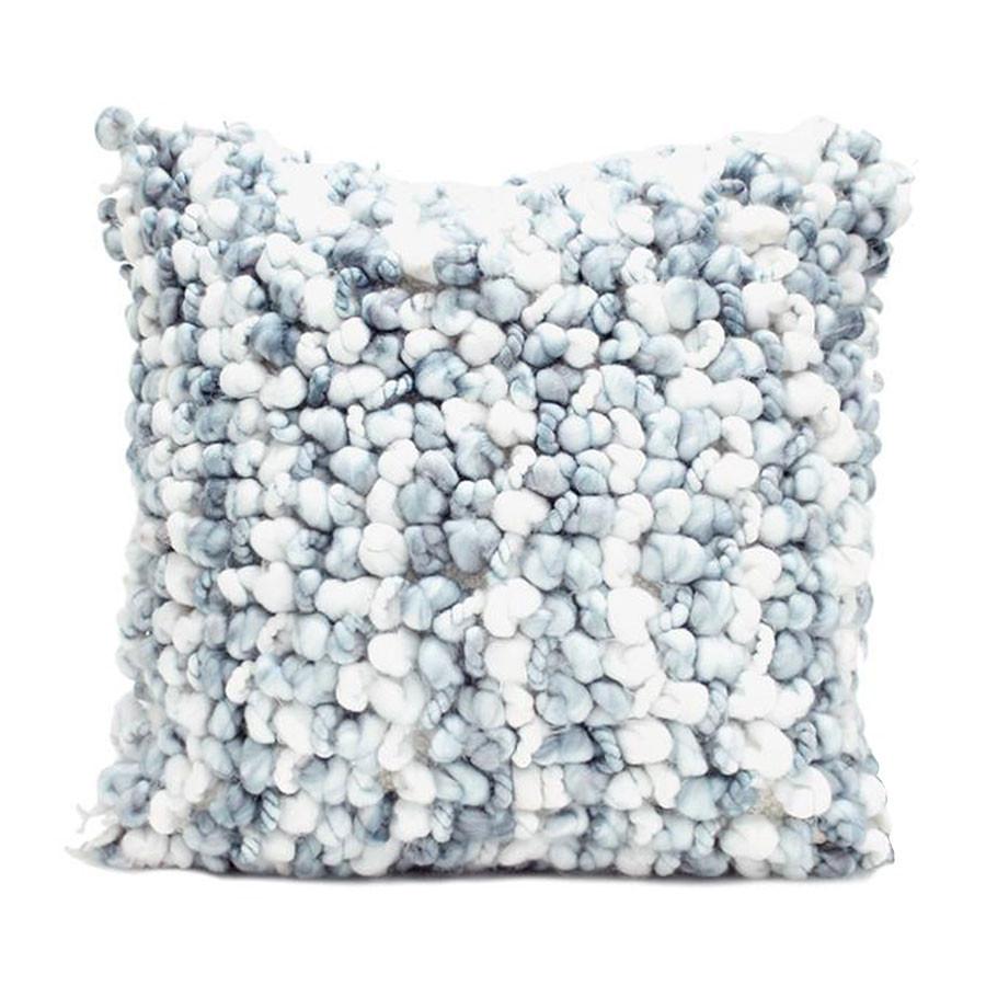 Stoneleigh & Roberson Blue Grey Bobble Cushion (45cm) | Koop.co.nz