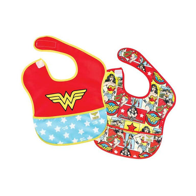 Bumkins Waterproof SuperBib - Wonder Woman (2pk) | Koop.co.nz