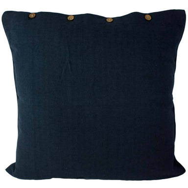 Craft Studio Solid Cushion - Charcoal (60cm) | Koop.co.nz