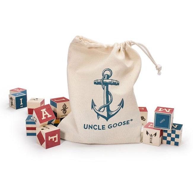 Uncle Goose Nautical ABC Blocks (26pc) | Koop.co.nz
