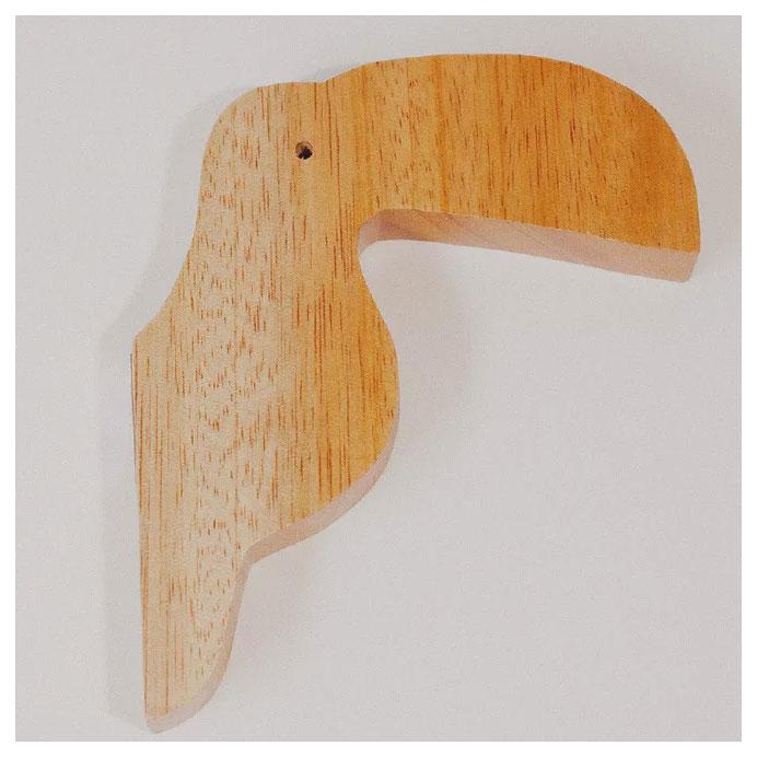 Misery Guts Wooden Bird Wall Hook – Toucan | Koop.co.nz