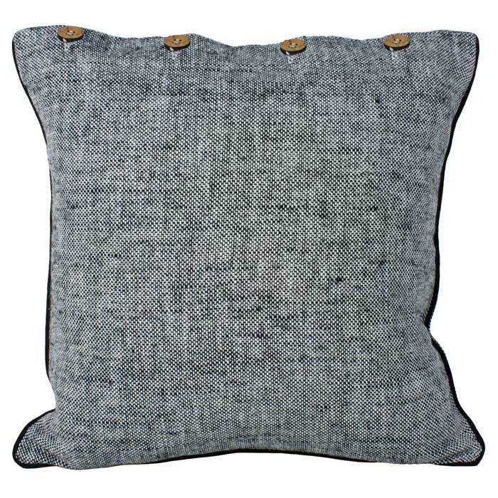 Craft Studio Heather Euro Cushion - Black Fleck (60cm) | Koop.co.nz