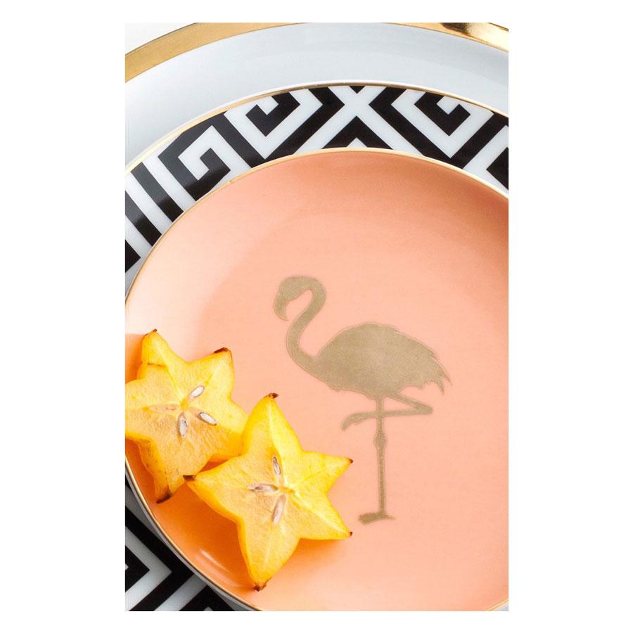 Rosanna Inc Patio Party Flamingo Plates S/4 | Koop.co.nz