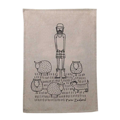 Karen Design NZ Farmer Tea Towel | Koop.co.nz