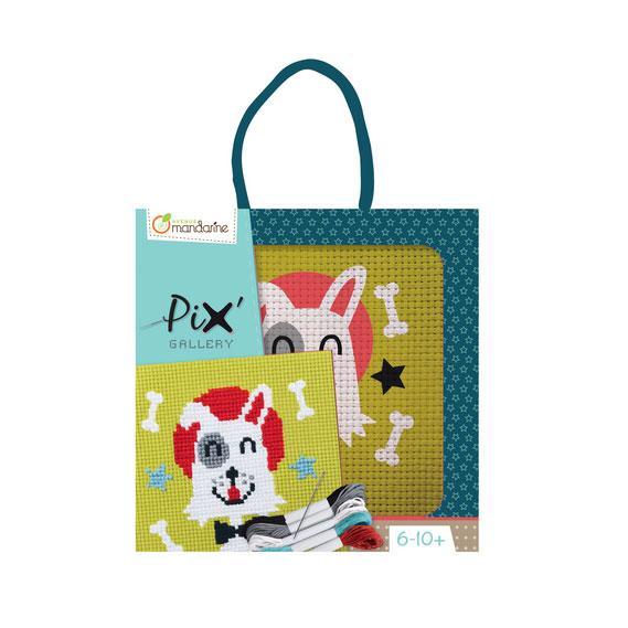 Mandarine Avenue Pix Gallery Cross Stitch – Dog | Koop.co.nz