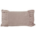 Macey & Moore Luxe Velvet Bow Cushion Cover – Blush | Koop.co.nz