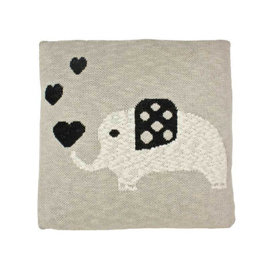 Le Forge Cotton Cushion – Elephant (45cm) | Koop.co.nz