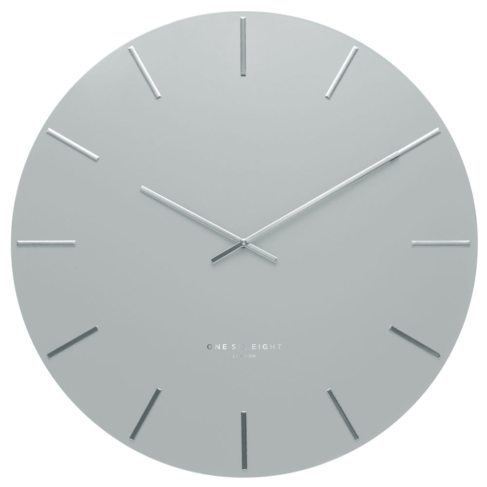 One Six Eight Light Grey Luca Clock (60cm) | Koop.co.nz