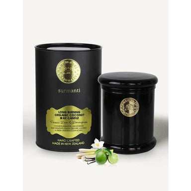 Surmanti Long Burning Organic Coconut Wax Odour Eliminator Candle – Persian Lime & Lemongrass | Koop.co.nz