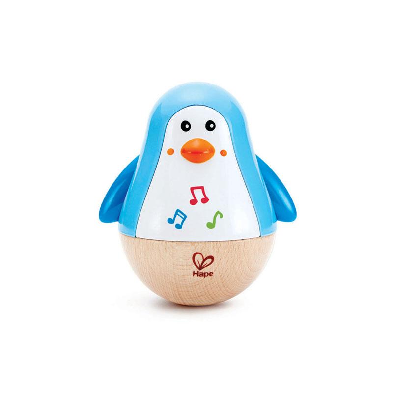 Hape Penguin Musical Wobbler | Koop.co.nz