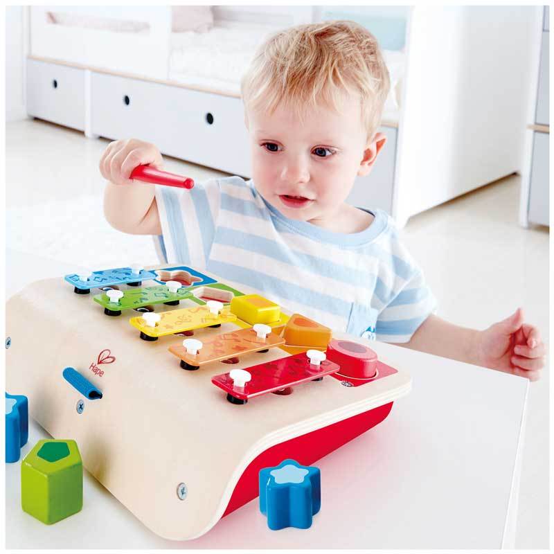 Hape Shape Sorter Xylophone (7pc) | Koop.co.nz