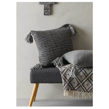 Amalfi Wool Blend Eastside Rectangle Tassel Cushion (60cm) | Koop.co.nz