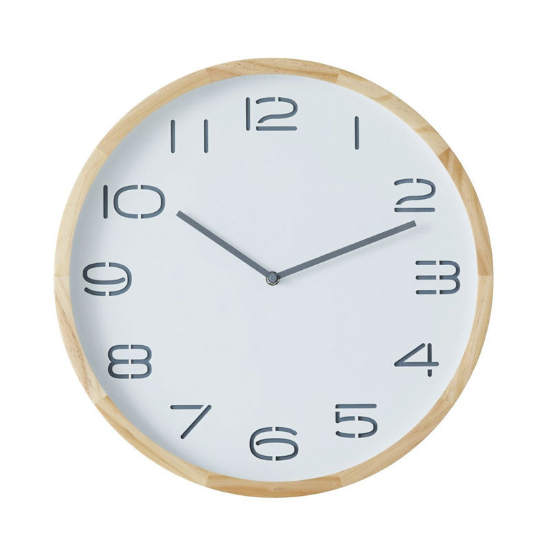 Amalfi White Leni Wall Clock (41.5cm) | Koop.co.nz