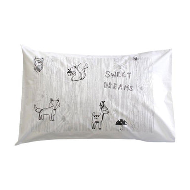 Henry & Co. Sweet Dreaming Pillowcase - Black/Grey | Koop.co.nz