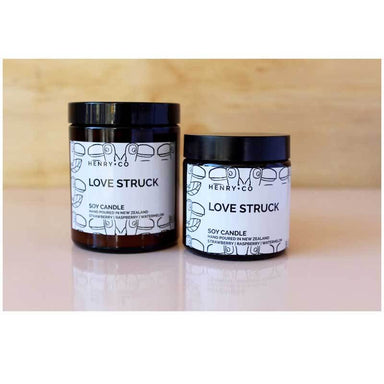 Henry & Co. Small Soy Candle - Love Struck | Koop.co.nz