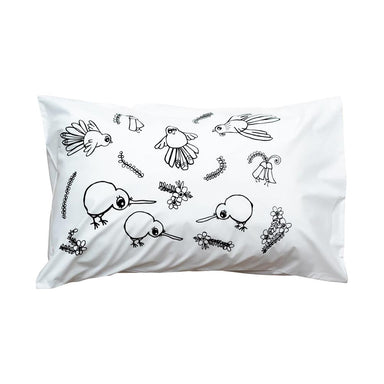 Henry & Co. Bird Party Pillowcase | Koop.co.nz