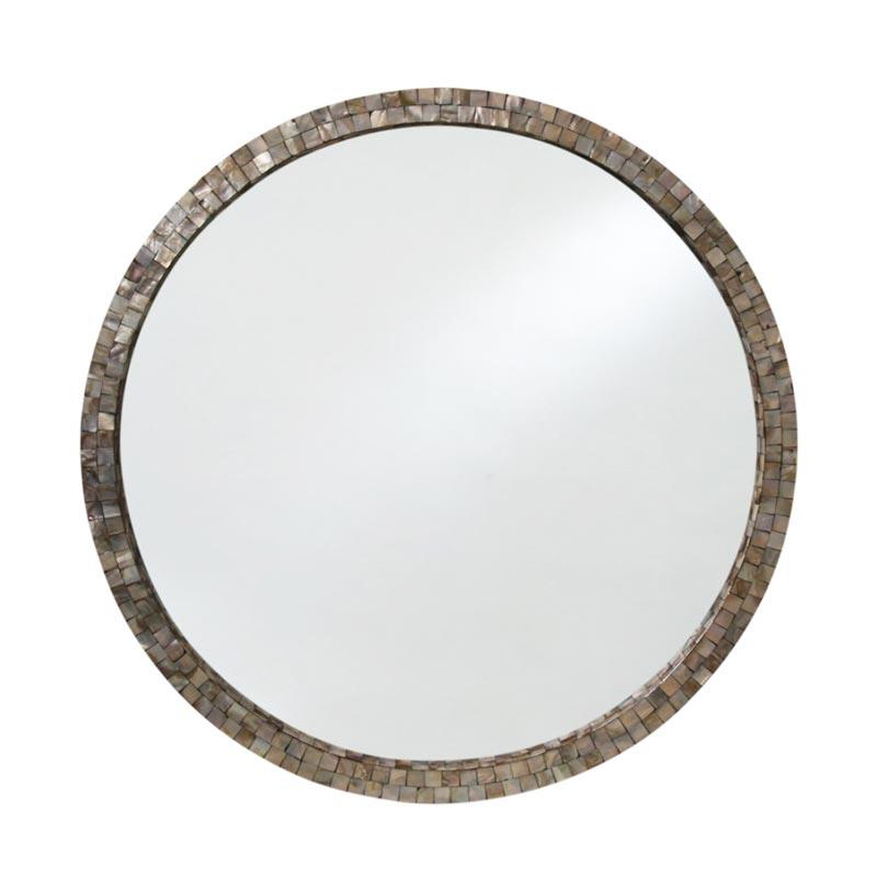 LaVida Mosaic Natural Shell Mirror (76cm) | Koop.co.nz
