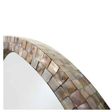 LaVida Mosaic Natural Shell Mirror (76cm) | Koop.co.nz