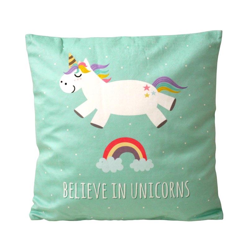 LaVida Rainbow Unicorn Cushion (40cm) | Koop.co.nz