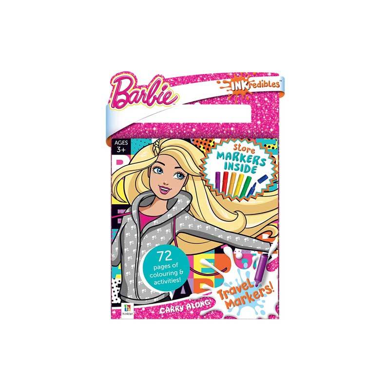Hinkler Inkredibles Barbie Carry Along Travel Markers & Activity Book | Koop.co.nz